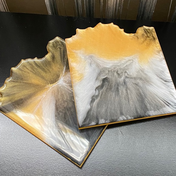 Geode Resin Coasters - Picture 3 of 4